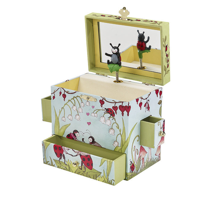 Fairy Music Jewelry Box- Ladybugs