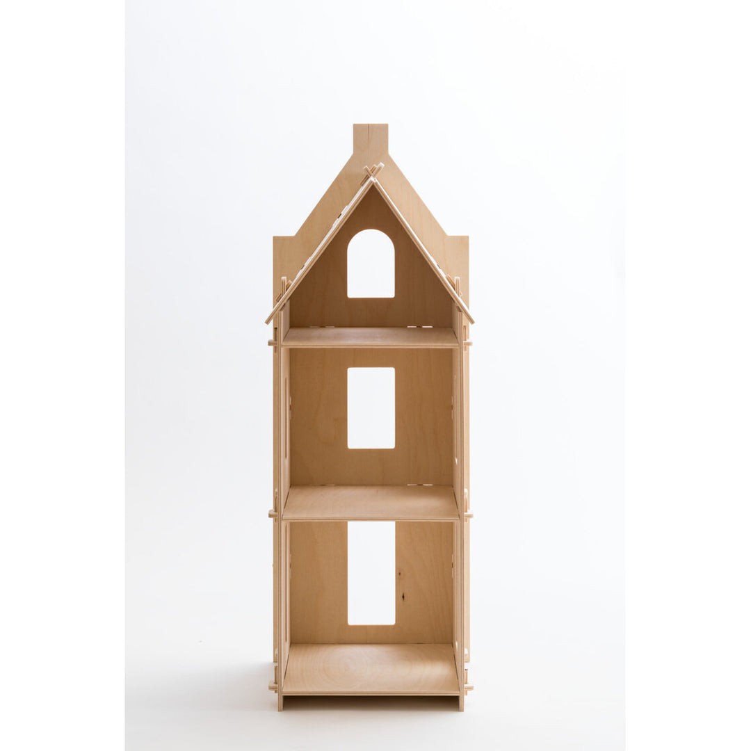 Stepped Gable Facade Doll House