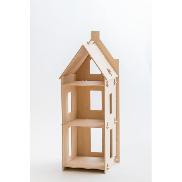 Stepped Gable Facade Doll House