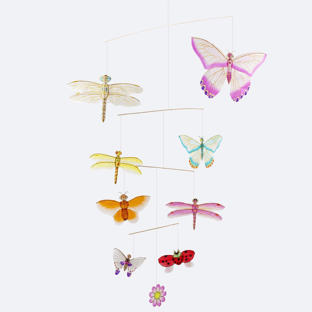 NEW Bamboo Silk Mobile- Insects