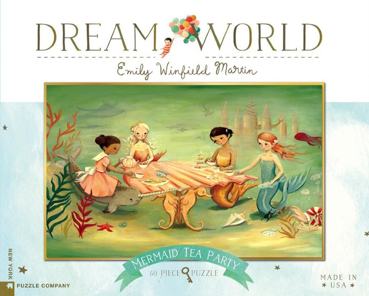 Dream World Puzzle Set- Mermaid Tea Party