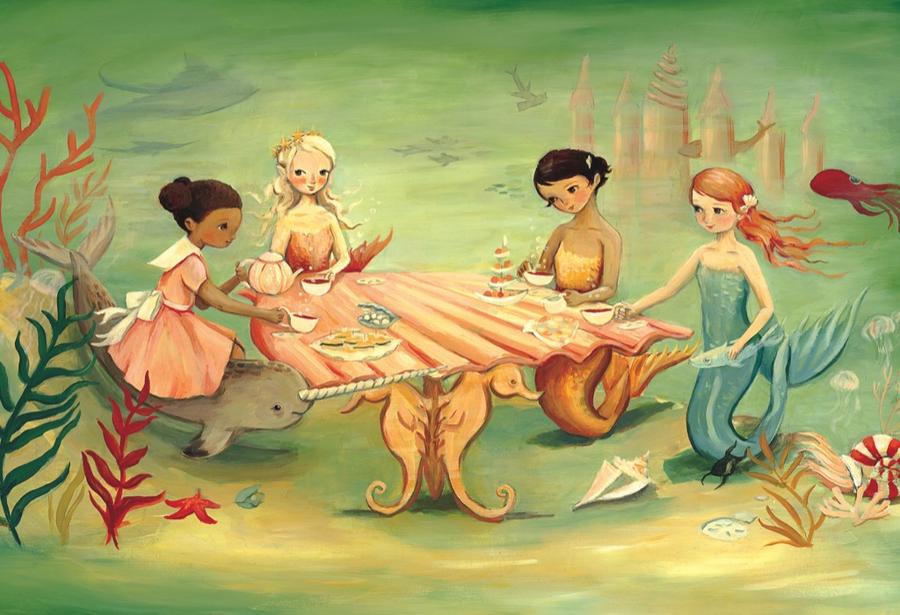 Dream World Puzzle Set- Mermaid Tea Party