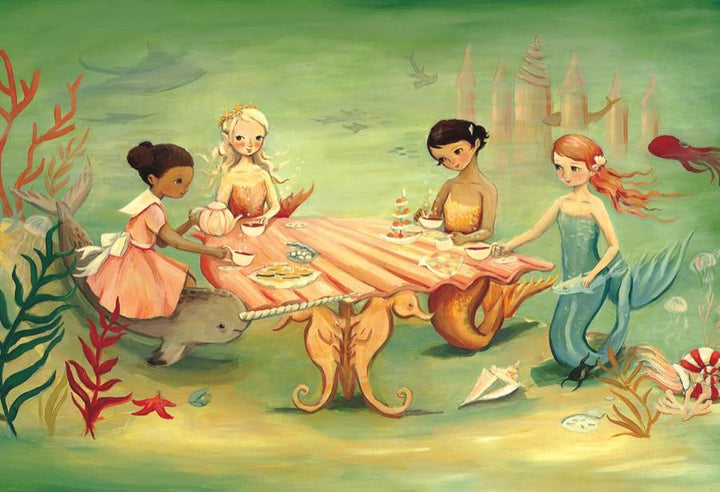 Dream World Puzzle Set- Mermaid Tea Party