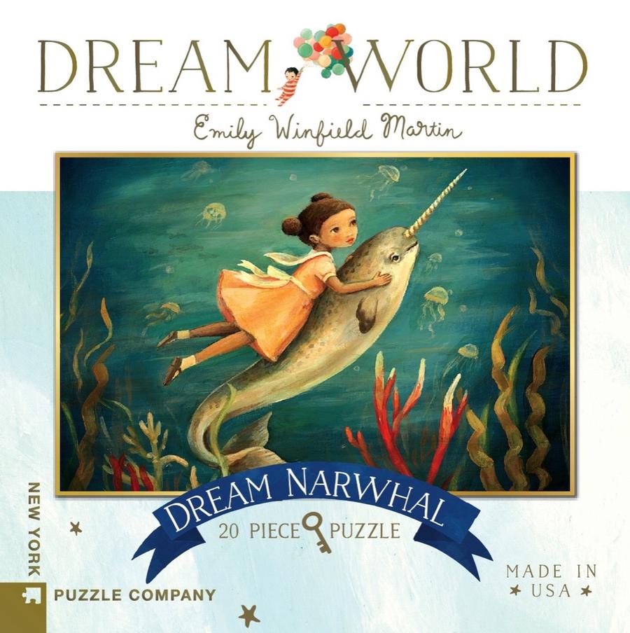 Dream World Mini Puzzle Set-Narwhal Dreamers