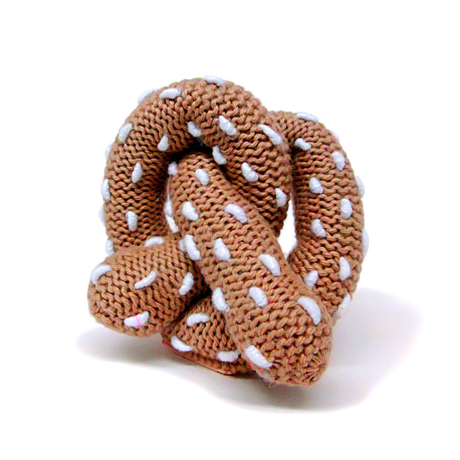 Organic Pretzel Toy Baby Rattle