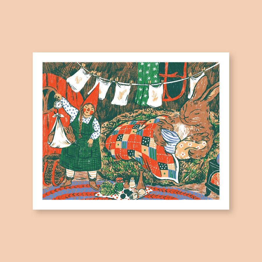 Rabbit's House Print