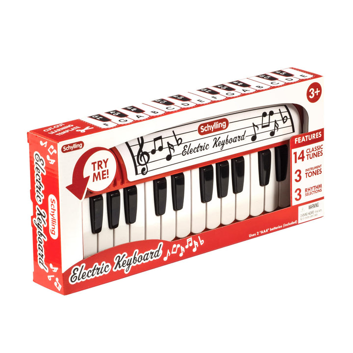 Electric Red Keyboard Toy