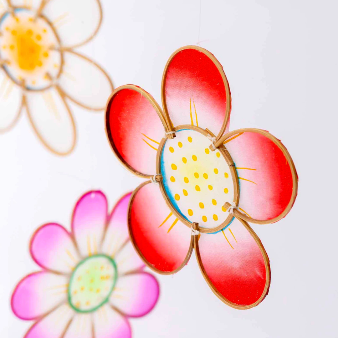 NEW Bamboo Silk Mobile- Flowers