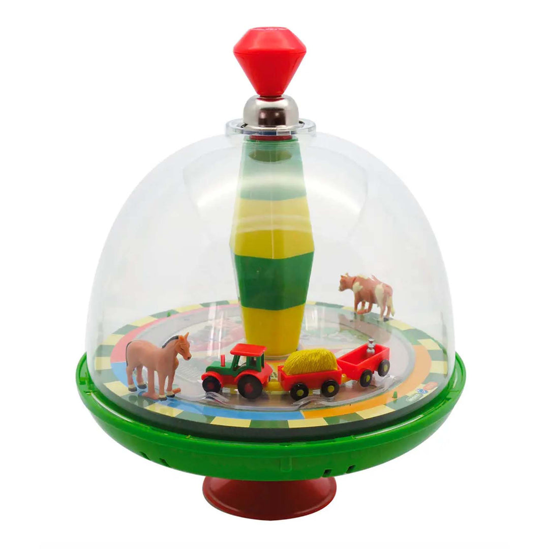 NEW Retro Musical Spinning Top- Farm Animals