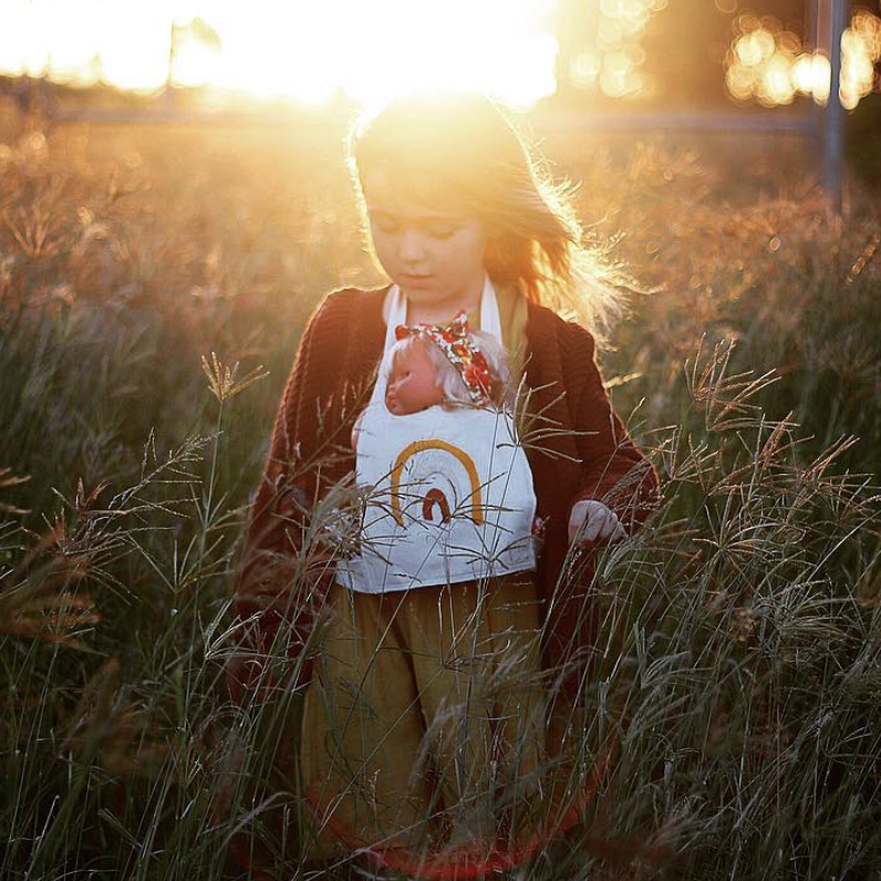 Embroidered Doll Carrier - #1