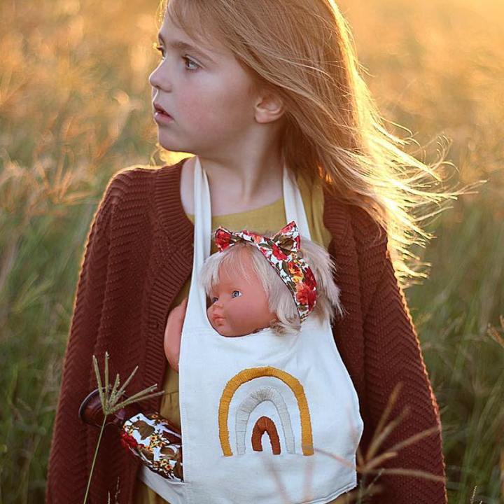 Embroidered Doll Carrier - #1