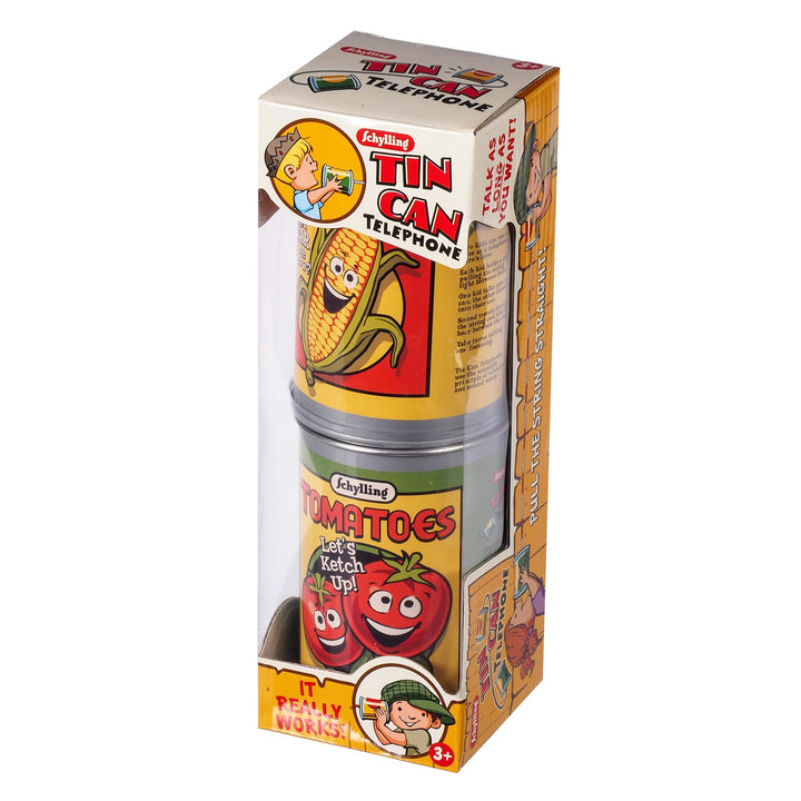 NEW Tin Can Telephone Toy