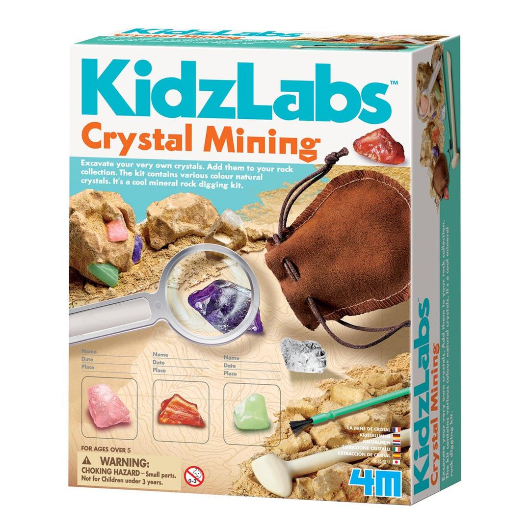 NEW Kidzlabs Crystal Mining Kit