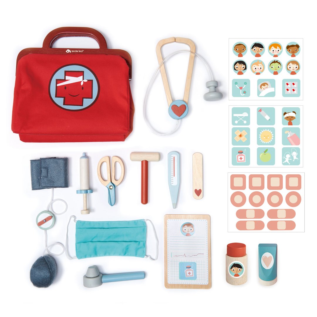 Classic Doctor Pouch Bag Set