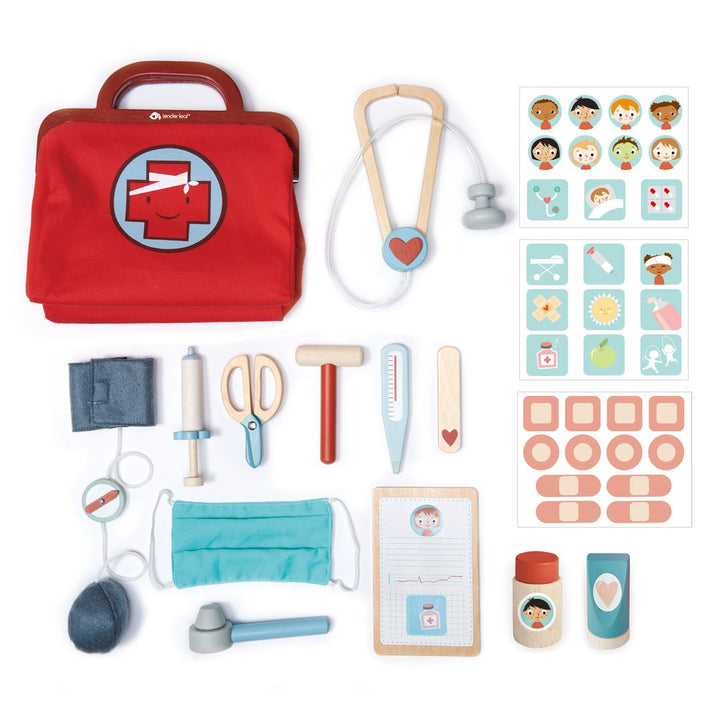 Classic Doctor Pouch Bag Set