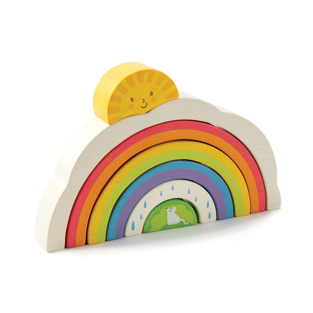 Rainbow Tunnel Puzzle with Sun Toy