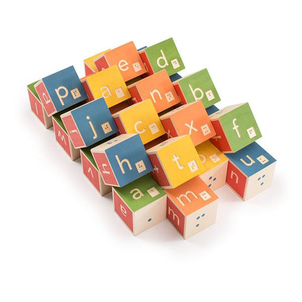 Braille ABC Blocks Open