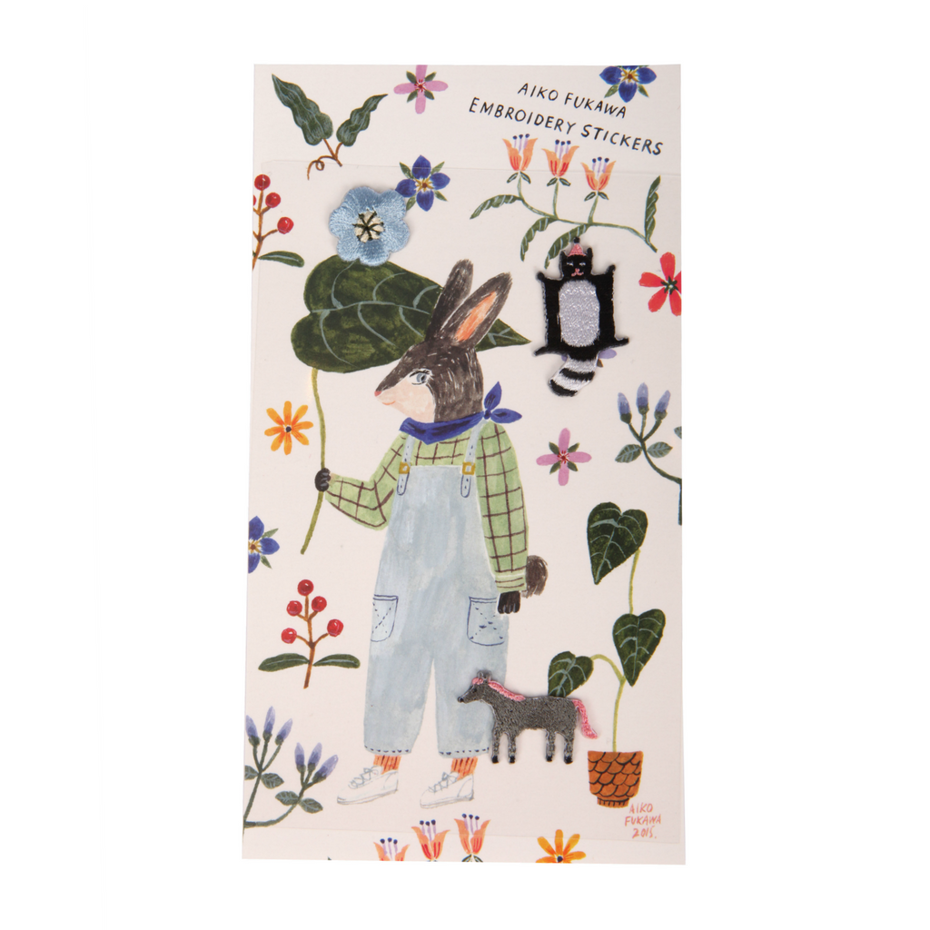 NEW Aiko Fukawa Stationery: Embroidery Stickers