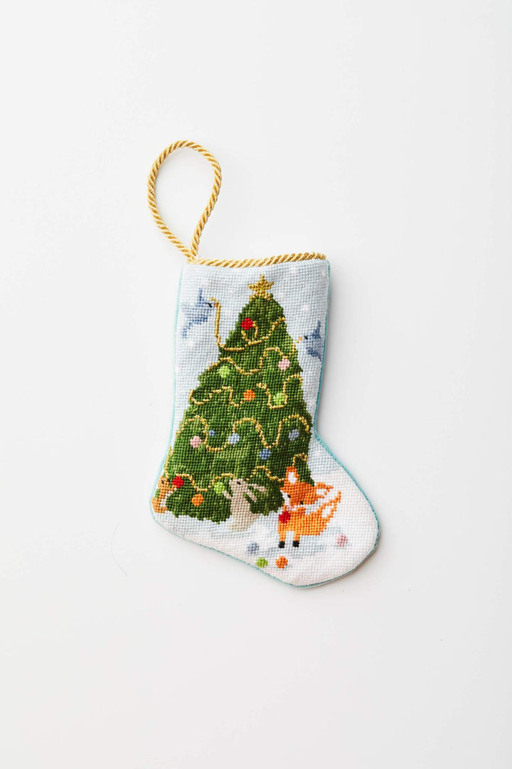 Bauble Holiday Stocking- Woodland Creatures