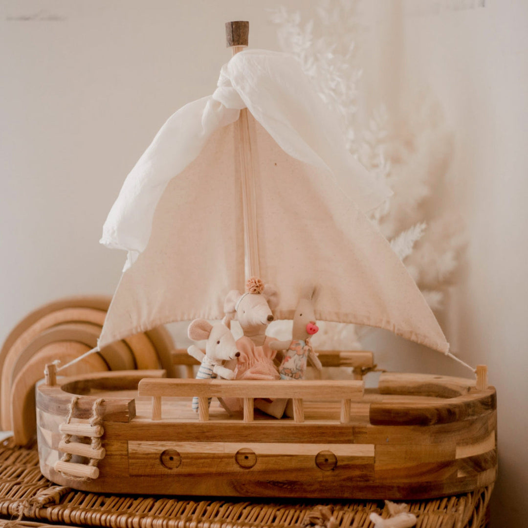 Wooden Adventure Ship Set