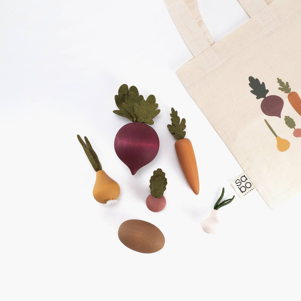 NEW Wooden Vegetables Set - Borscht
