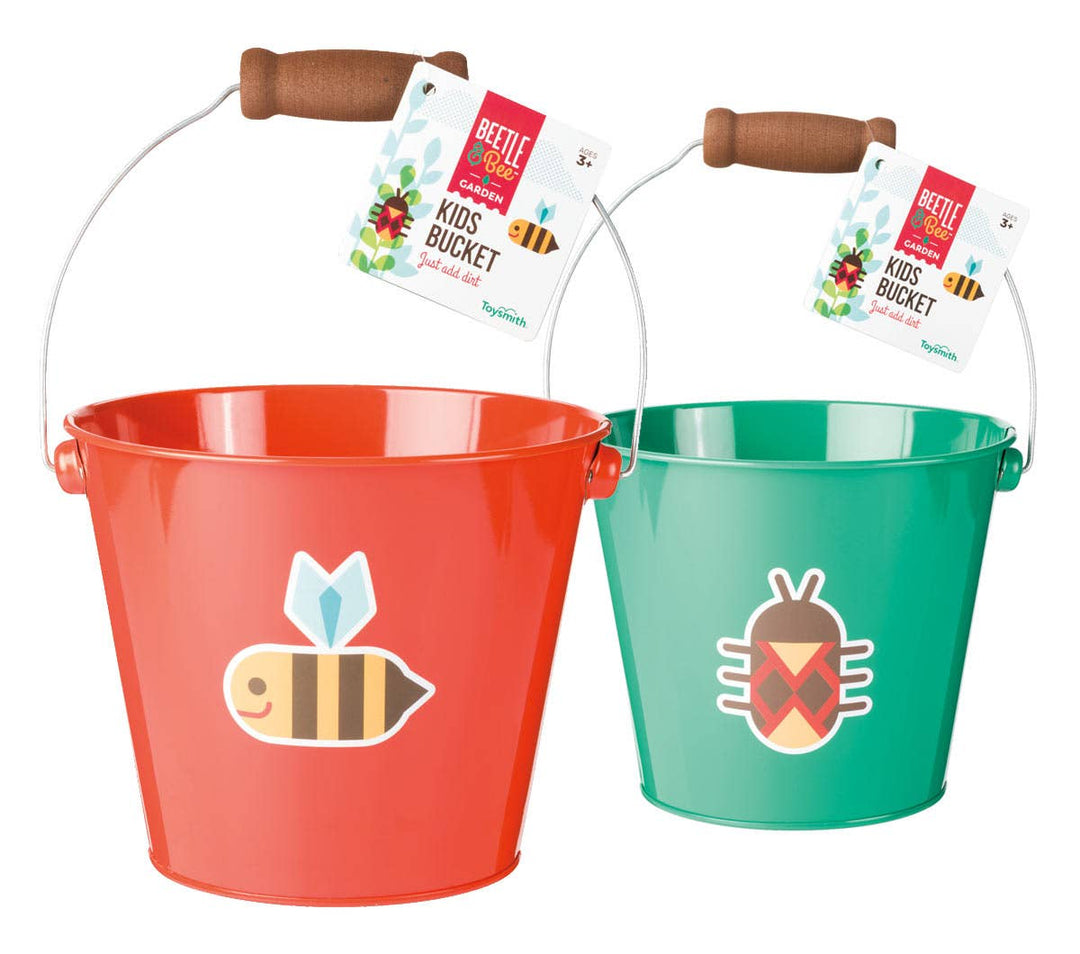 Kid's Garden Bucket- Two styles and Colors Available!