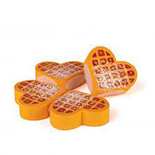 NEW Wooden Heart Waffles to Cut