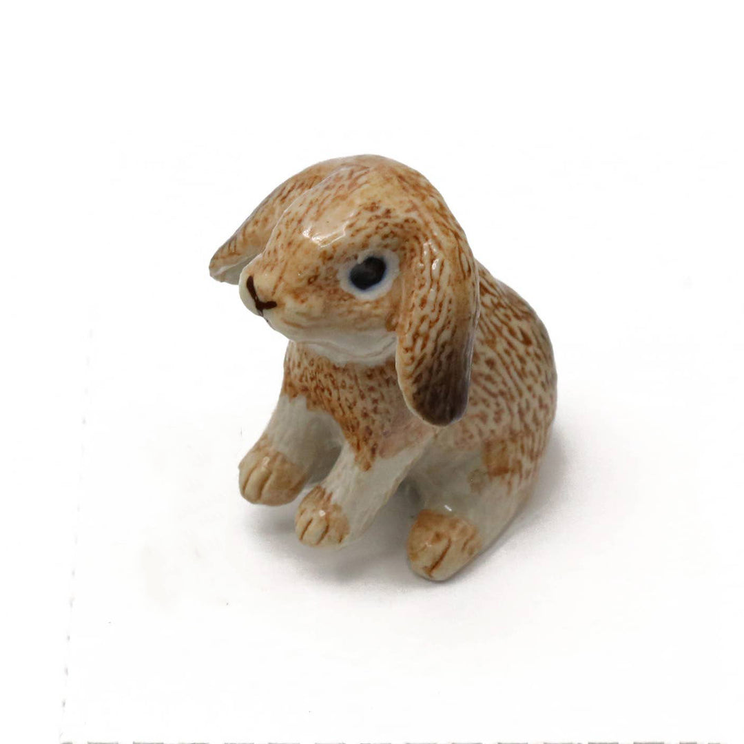 NEW Porcelain Miniature Treasure Figurine- Floppy Ear Rabbit