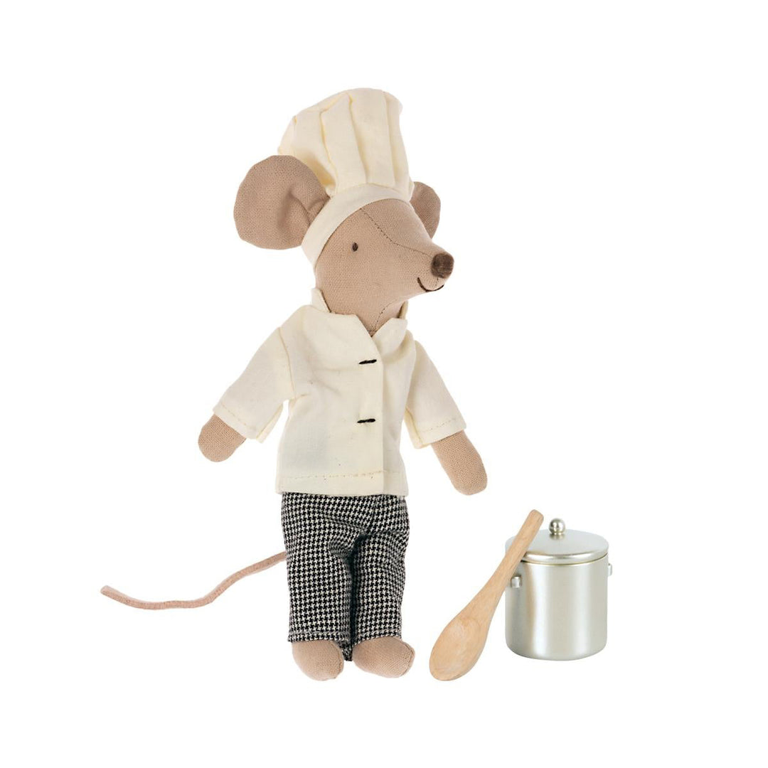 Chef Mouse Doll with Soup Set