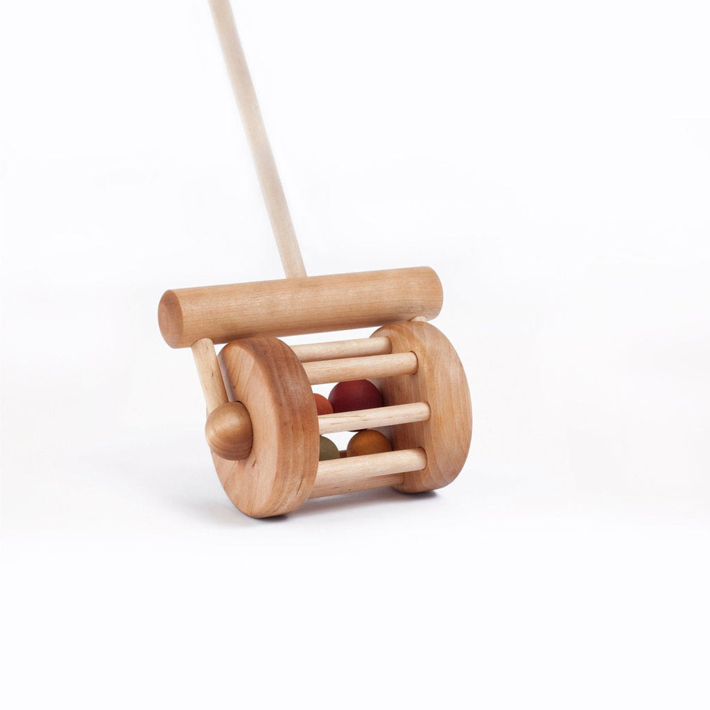 NEW Wooden Push Rattle Cage Toy