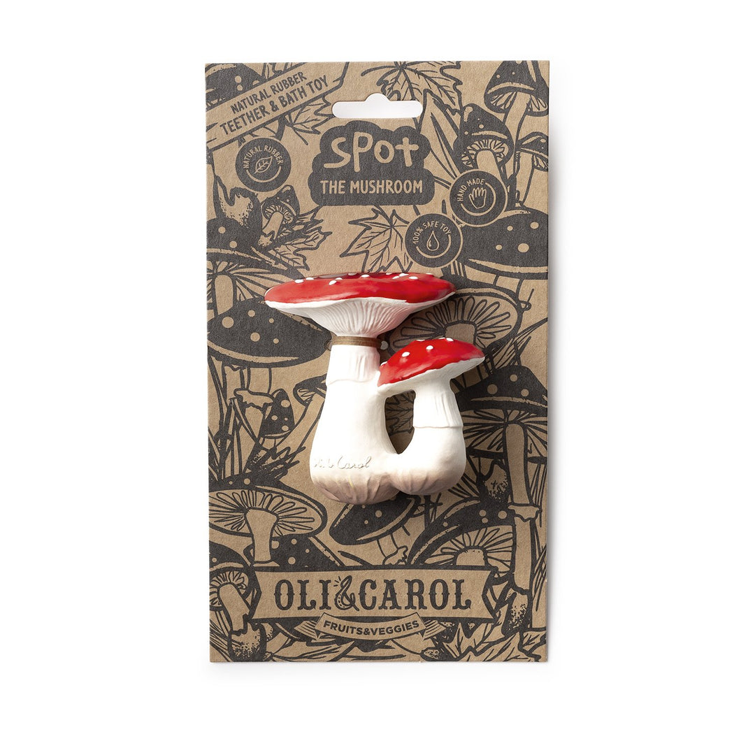 Spot the Mushroom Teether Toy