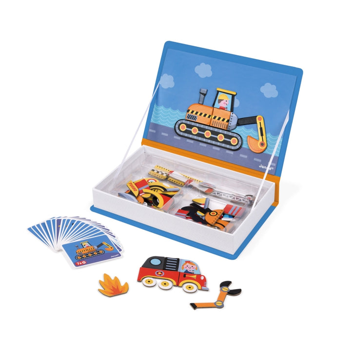 NEW Vehicles Magnetic Game Set