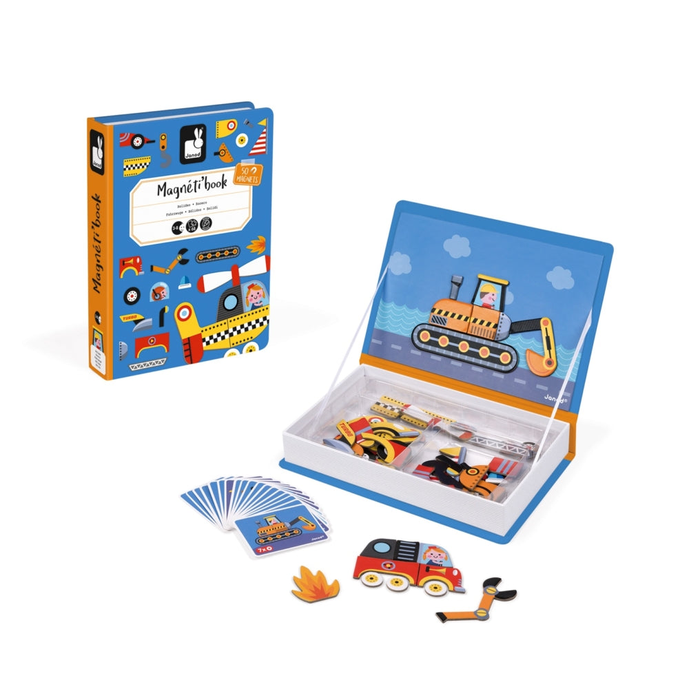 NEW Vehicles Magnetic Game Set