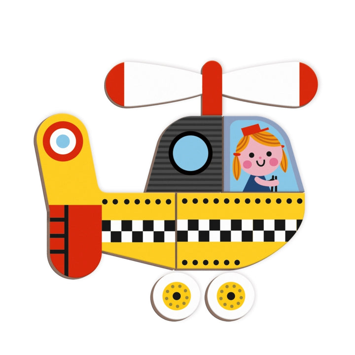 NEW Vehicles Magnetic Game Set