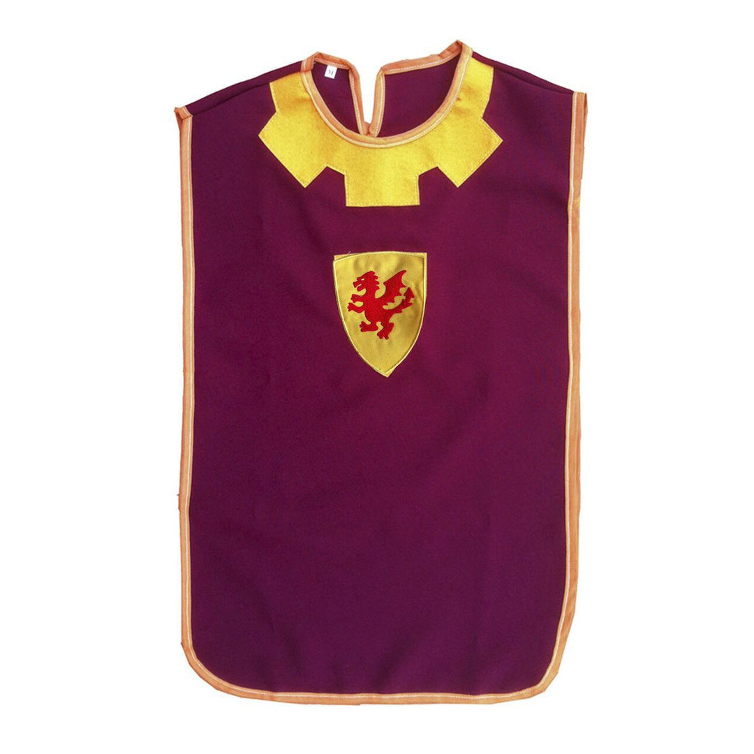 Knight Tabard- Burgundy and Mustard