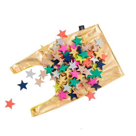 Tanabata Star Cookies with Bag- Gold