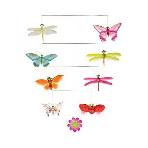 NEW Bamboo Silk Mobile- Insects