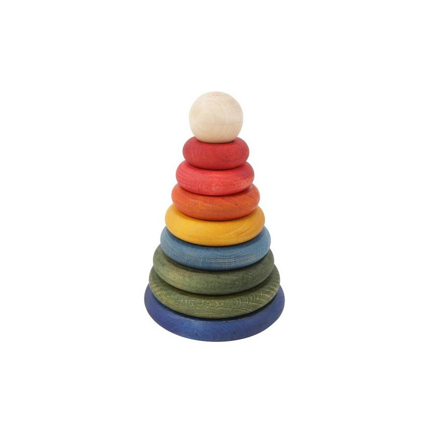 NEW Wooden Story Round Rainbow Stacker