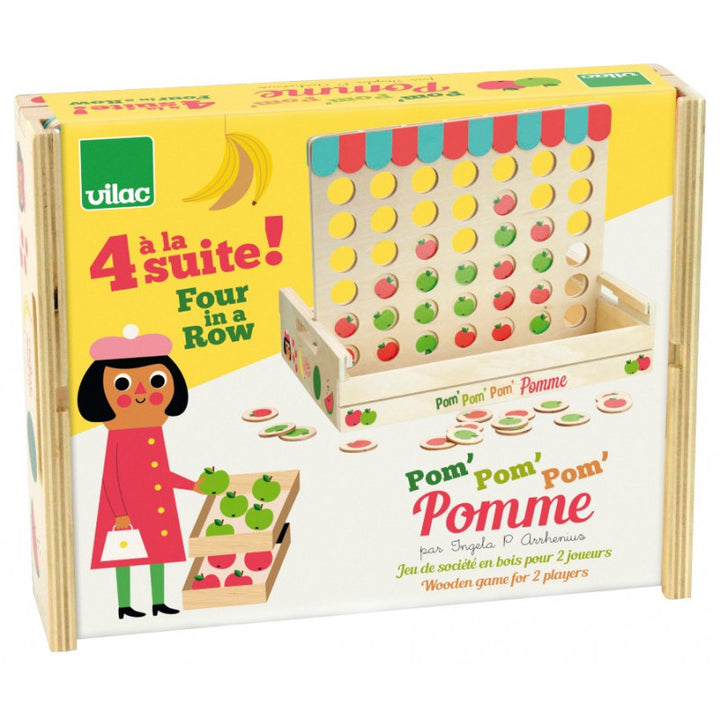 Four Row Apple Game Set