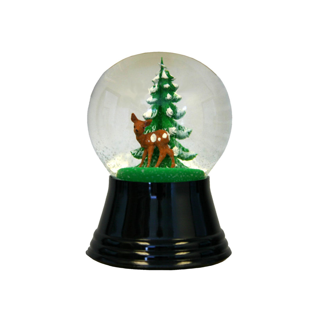 NEW Austrian Miniature Snow Globe- Deer with Tree