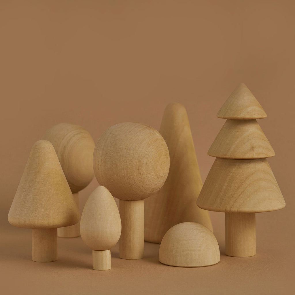 Tree Forest Wooden Set- Natural