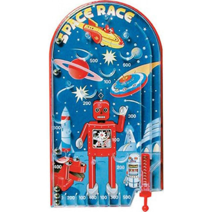 Retro Space Race Pinball Game