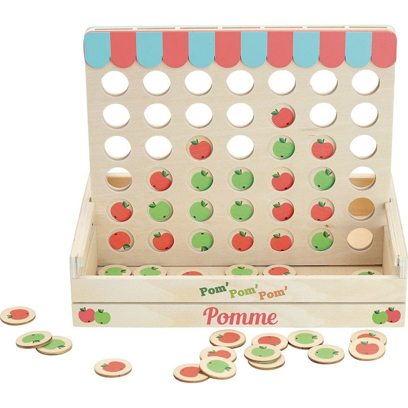 Four Row Apple Game Set