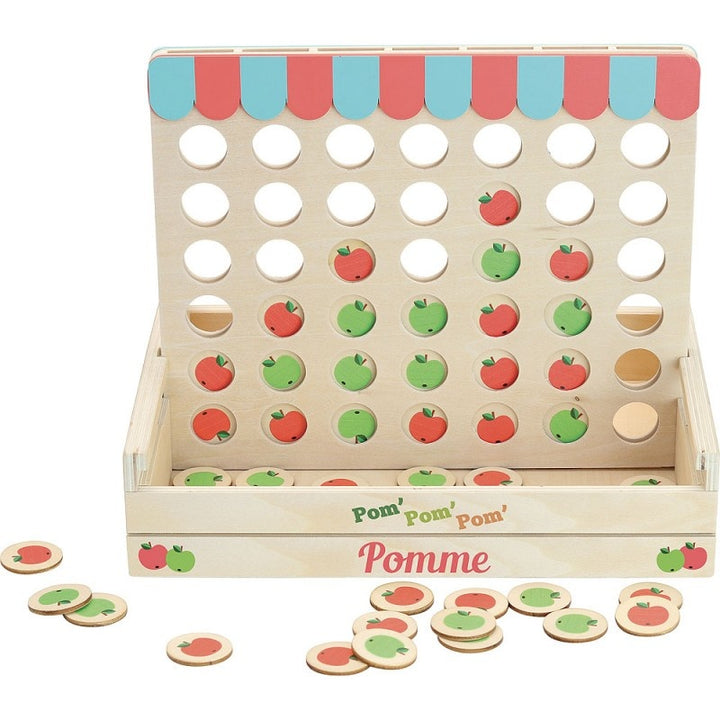 Four Row Apple Game Set